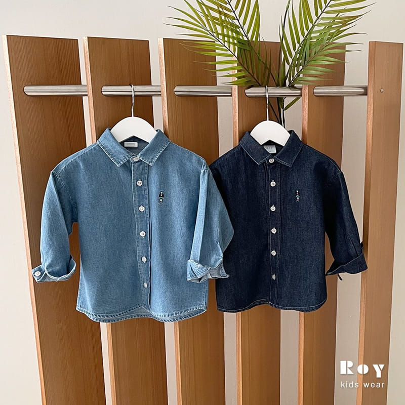 Roy - Korean Children Fashion - #fashionkids - Toy Denim Shirt