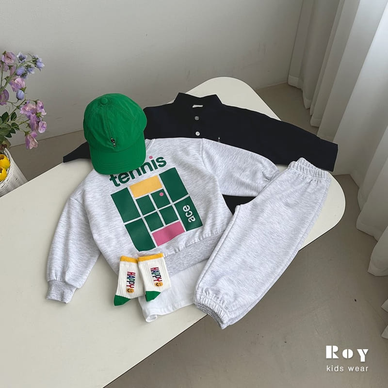 Roy - Korean Children Fashion - #littlefashionista - Tennis Top Bottom Set - 2
