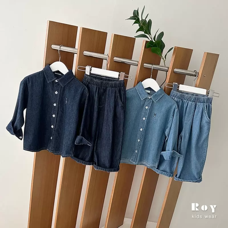Roy - Korean Children Fashion - #minifashionista - Toy Denim Shirt - 8