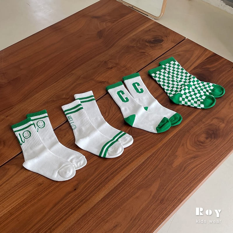 Roy - Korean Children Fashion - #minifashionista - CN 4pc Socks Set - 2