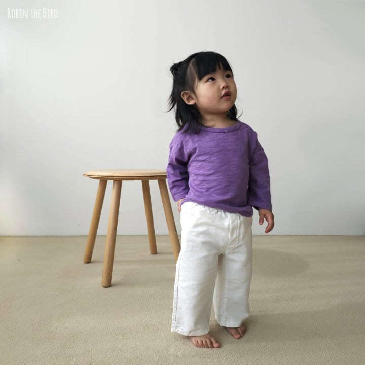 Saerobin - Korean Children Fashion - #kidzfashiontrend - Washing Slub Tee - 9