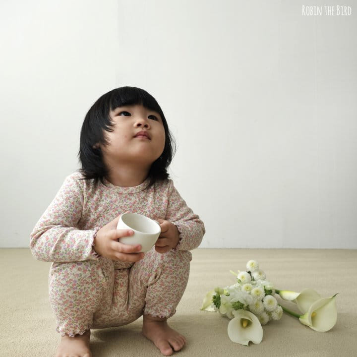 Saerobin - Korean Children Fashion - #toddlerclothing - Flower Frill Easywear  - 8