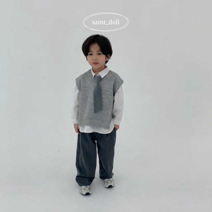 Saint Doll - Korean Children Fashion - #childrensboutique - Diagonal Neck Tie - 7