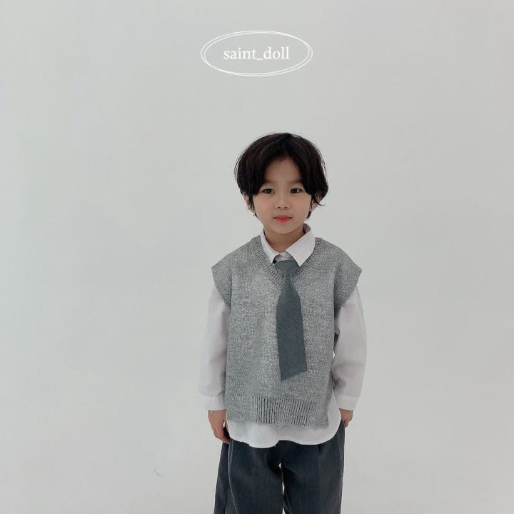 Saint Doll - Korean Children Fashion - #designkidswear - Diagonal Neck Tie - 8