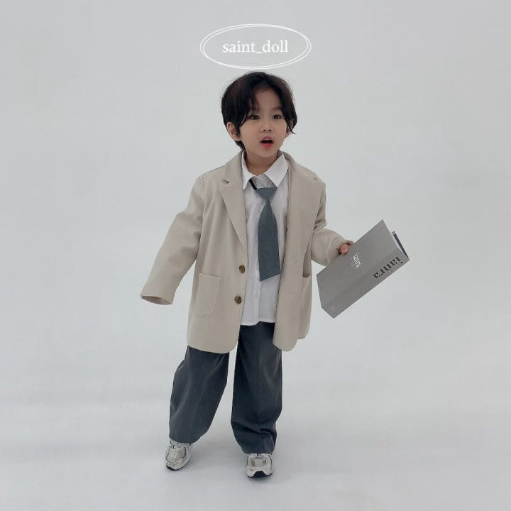 Saint Doll - Korean Children Fashion - #fashionkids - Diagonal Neck Tie - 10