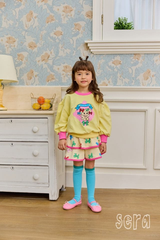 Sera - Korean Children Fashion - #designkidswear - Petite Ribbon Puff Sweatshirt - 8