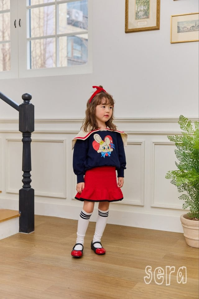 Sera - Korean Children Fashion - #fashionkids - Dia Jacquard Frill Skirt - 2