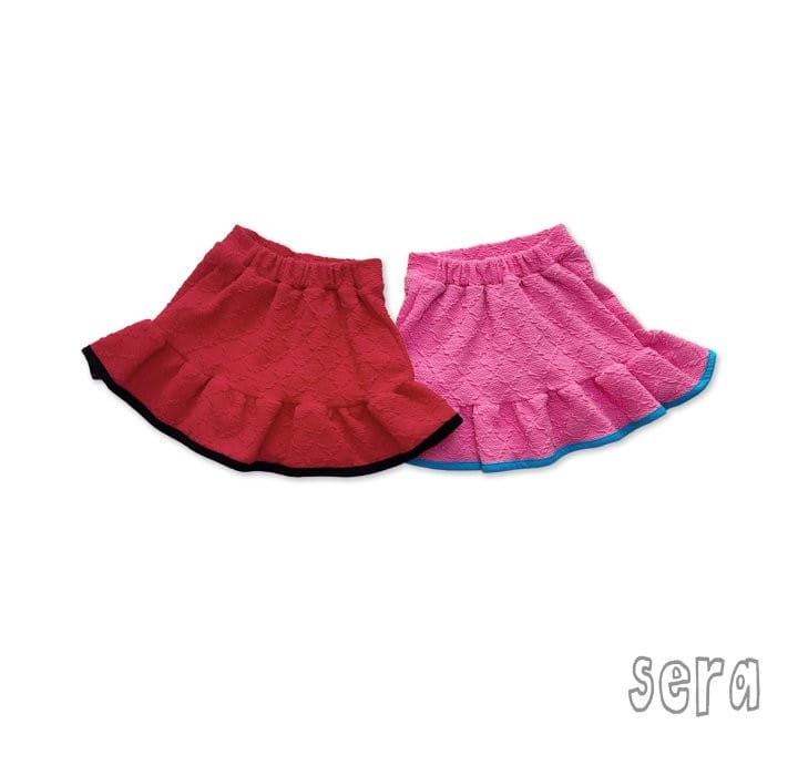 Sera - Korean Children Fashion - #magicofchildhood - Dia Jacquard Frill Skirt - 8