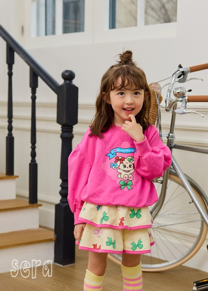 Sera - Korean Children Fashion - #todddlerfashion - Petite Ribbon Puff Sweatshirt - 3