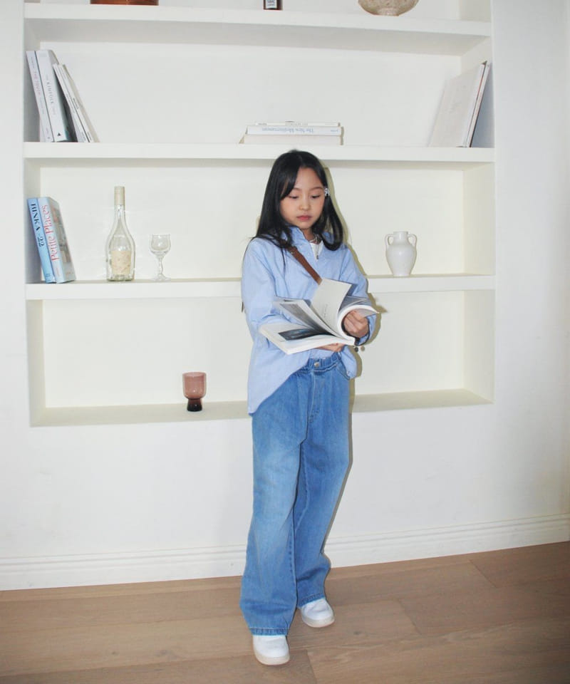 Shurrcca - Korean Children Fashion - #designkidswear - Blue Shirt - 11