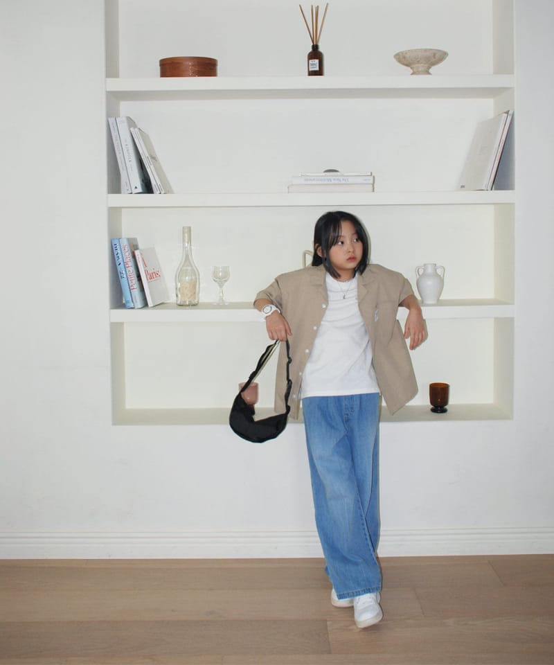 Shurrcca - Korean Children Fashion - #fashionkids - Leo Wide Jeans - 7