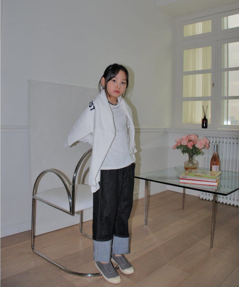 Shurrcca - Korean Children Fashion - #kidsshorts - Span Roll Up Jeans - 3