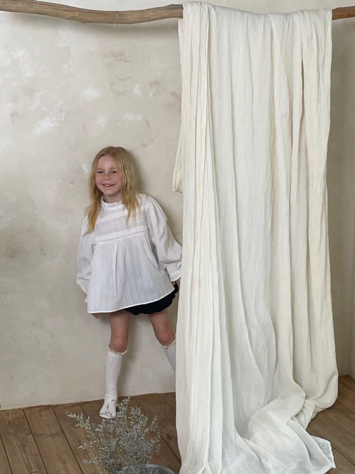 Slow-b - Korean Children Fashion - #kidsstore - Lace Blouse - 5