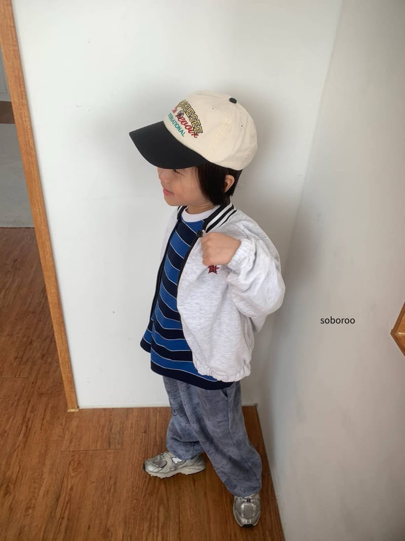 Soboroo - Korean Children Fashion - #Kfashion4kids - Retro Zip Up - 3