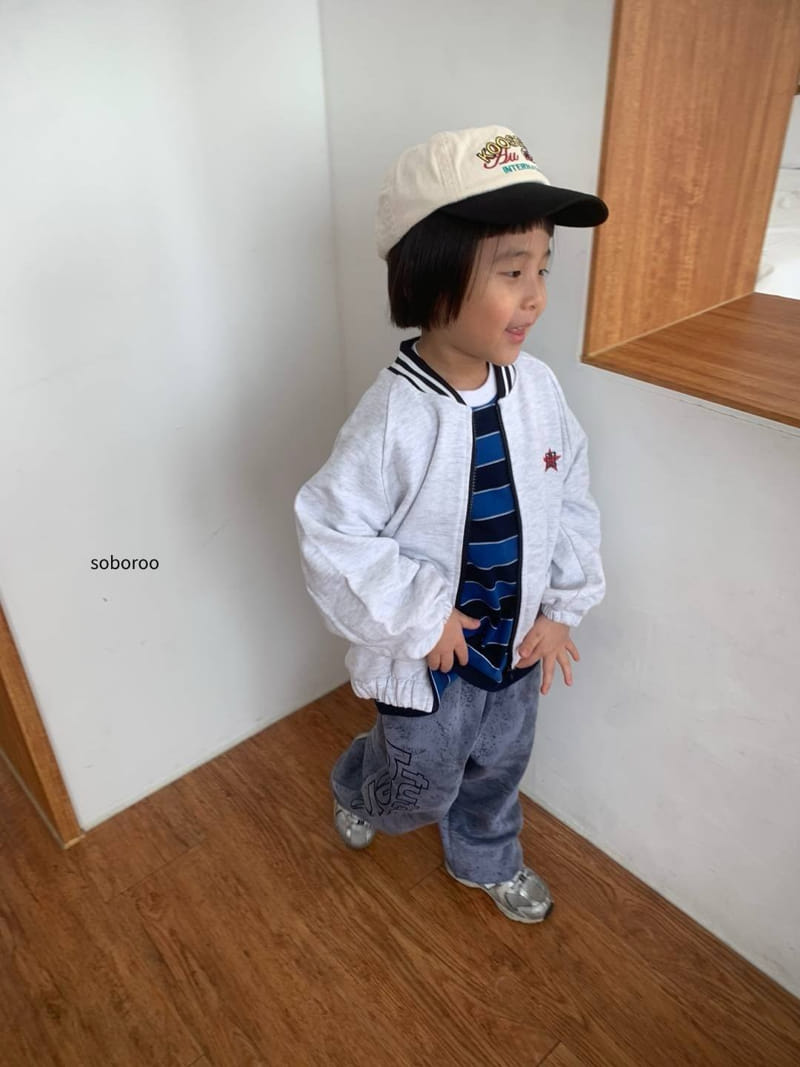 Soboroo - Korean Children Fashion - #Kfashion4kids - Retro Zip Up - 4