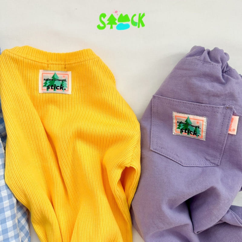Stick - Korean Children Fashion - #kidsstore - Grape Pants With Mom - 4