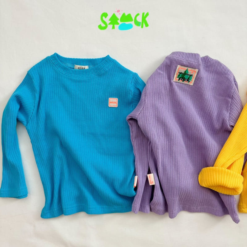 Stick - Korean Children Fashion - #kidzfashiontrend - Spring Rib Tee - 3