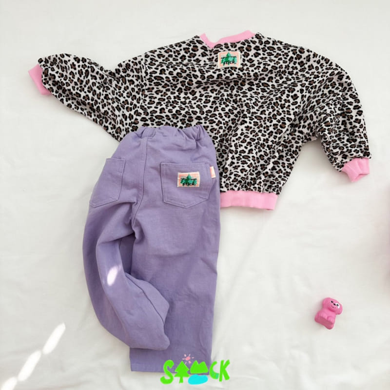 Stick - Korean Children Fashion - #toddlerclothing - Grape Pants With Mom - 11