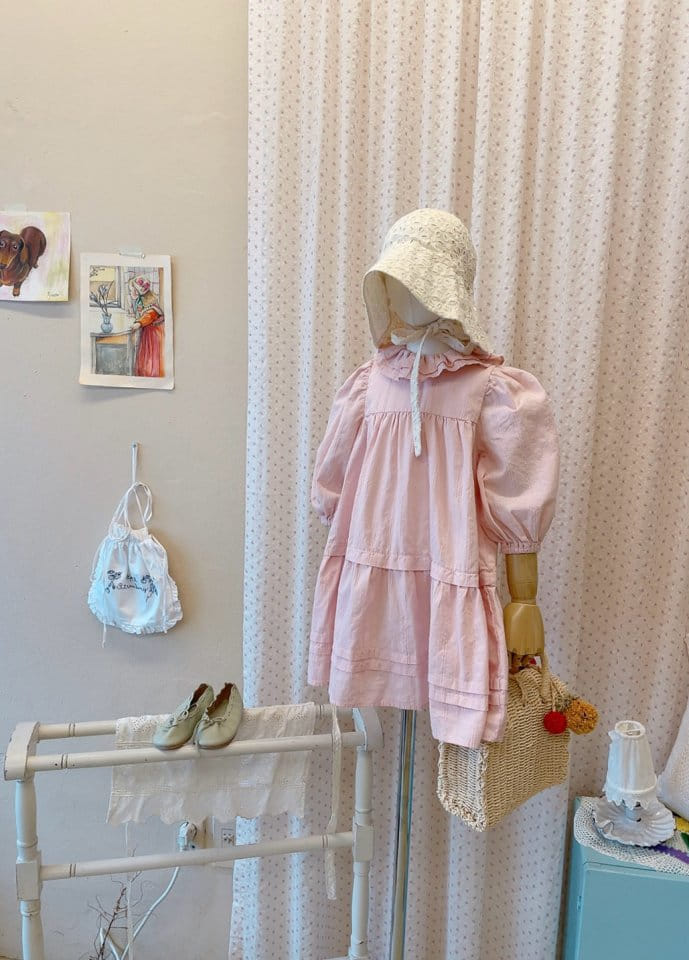 Studio M - Korean Children Fashion - #childofig - Chloel Double Frill One-Piece - 8