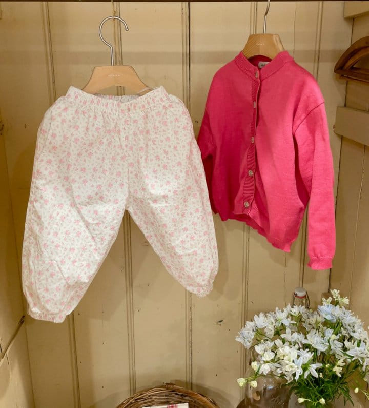 Studio M - Korean Children Fashion - #childofig - Blossom Flower Pants - 2