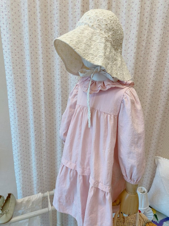 Studio M - Korean Children Fashion - #childrensboutique - Chloel Double Frill One-Piece - 10
