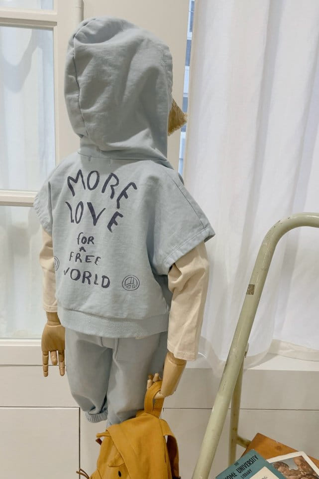 Studio M - Korean Children Fashion - #fashionkids - Vest Hoody Zip Up - 6