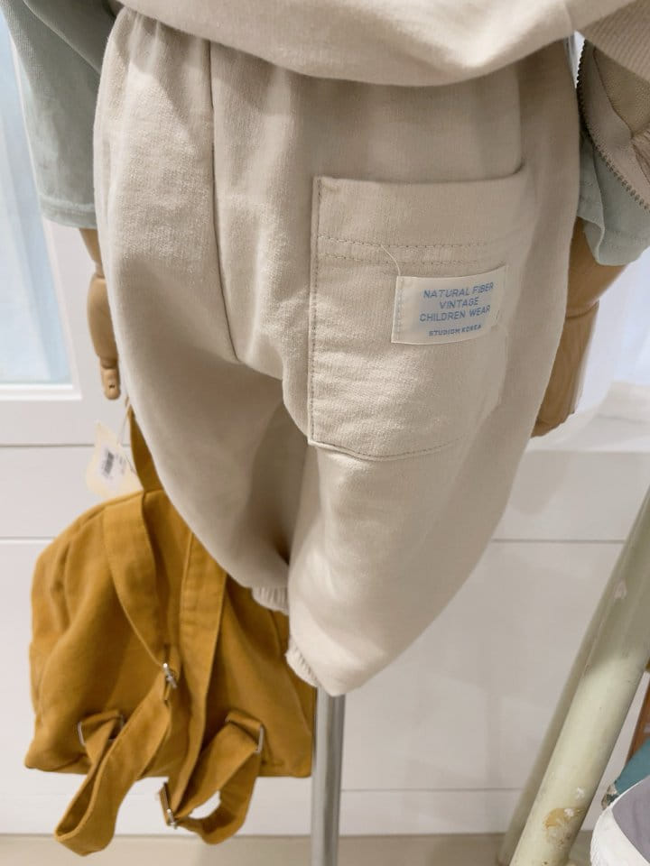 Studio M - Korean Children Fashion - #kidsshorts - Daily Terry Pants - 8