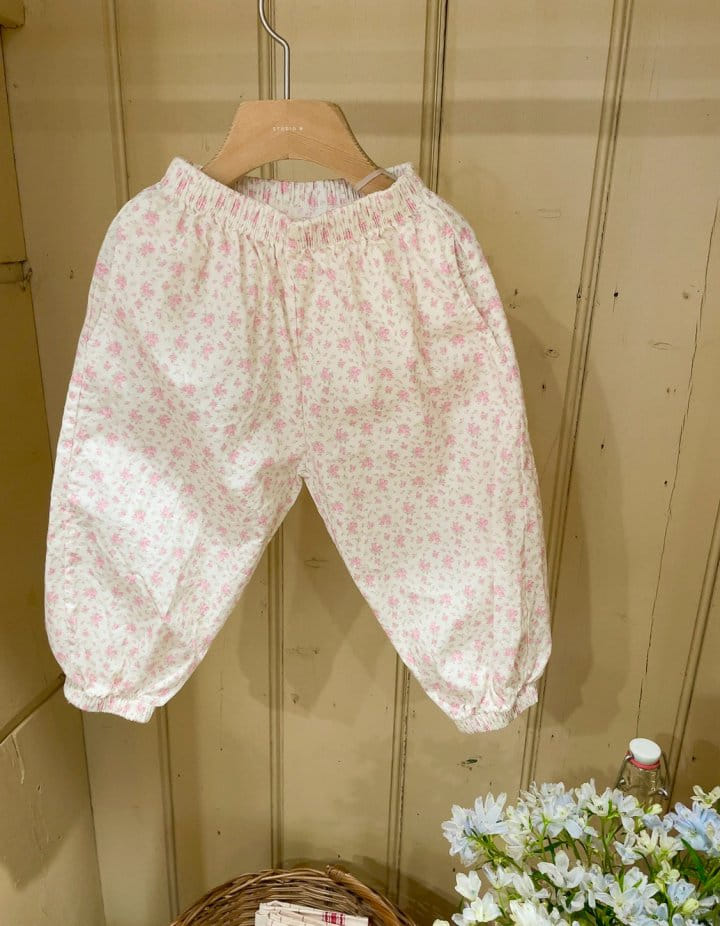 Studio M - Korean Children Fashion - #kidzfashiontrend - Blossom Flower Pants - 9