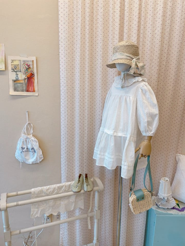 Studio M - Korean Children Fashion - #magicofchildhood - Chloel Double Frill One-Piece - 5