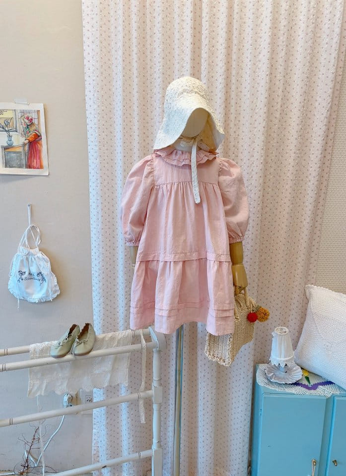 Studio M - Korean Children Fashion - #minifashionista - Chloel Double Frill One-Piece - 6