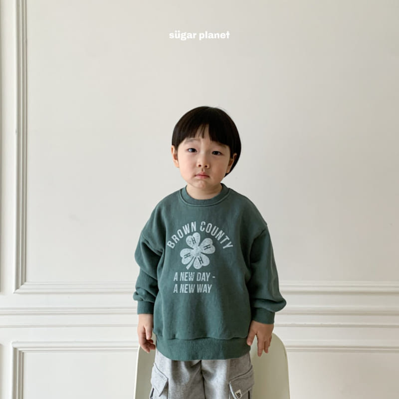 Sugar Planet - Korean Children Fashion - #Kfashion4kids - Clover Crack Sweatshirt - 7