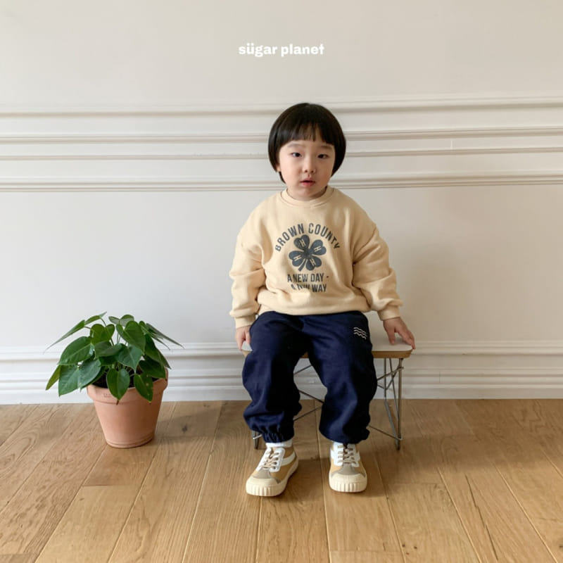 Sugar Planet - Korean Children Fashion - #fashionkids - Clover Crack Sweatshirt - 3