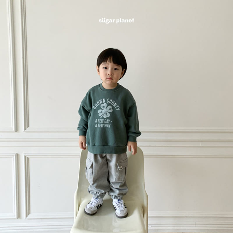 Sugar Planet - Korean Children Fashion - #kidzfashiontrend - Clover Crack Sweatshirt - 6