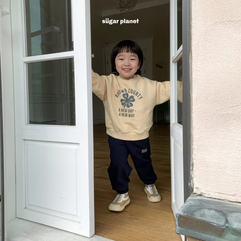 Sugar Planet - Korean Children Fashion - #littlefashionista - Clover Crack Sweatshirt - 8