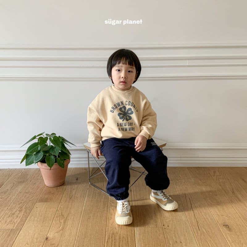 Sugar Planet - Korean Children Fashion - #prettylittlegirls - Clover Crack Sweatshirt - 11