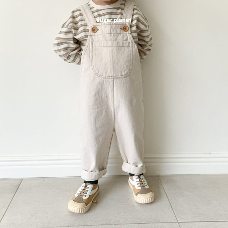 Sugar Planet - Korean Children Fashion - #toddlerclothing - Gourme Dungarees - 9