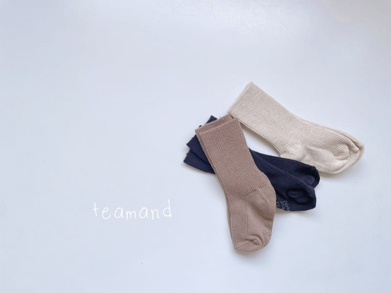 Teamand - Korean Children Fashion - #childofig - Pie Socks Set With Adult - 7