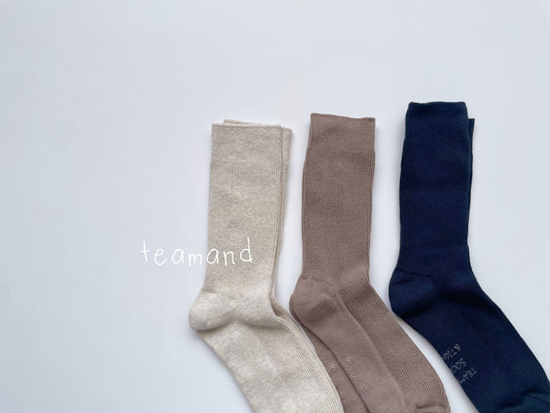 Teamand - Korean Children Fashion - #childrensboutique - Pie Socks Set With Adult - 9