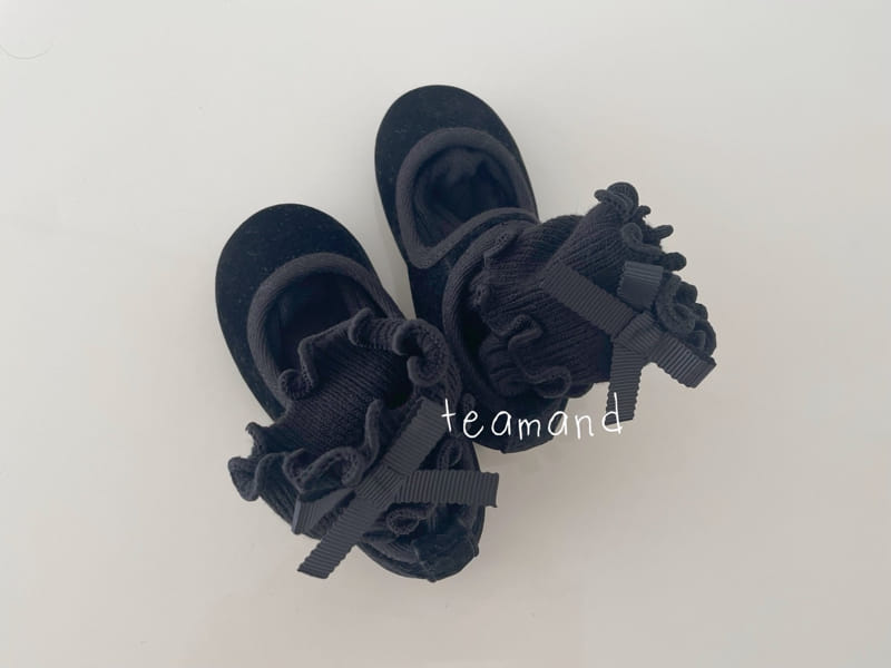 Teamand - Korean Children Fashion - #designkidswear - Two Line Ribbon Socks Set - 4