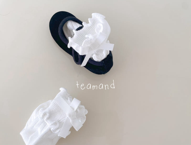 Teamand - Korean Children Fashion - #fashionkids - Two Line Ribbon Socks Set - 5