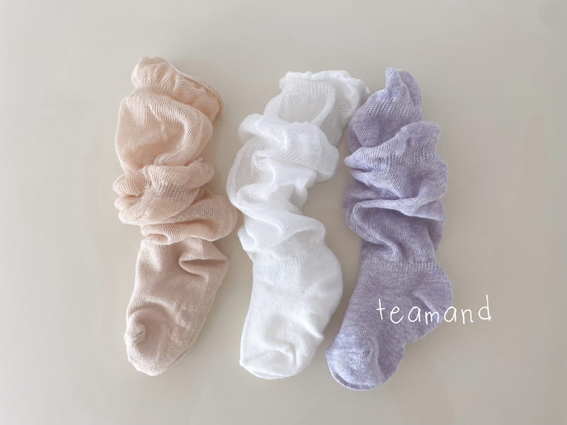 Teamand - Korean Children Fashion - #discoveringself - Muley Loose Knee Socks - 4