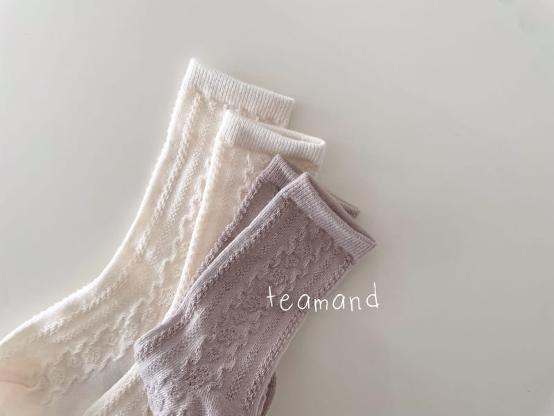 Teamand - Korean Children Fashion - #kidsshorts - Grandma Lace Socks Set