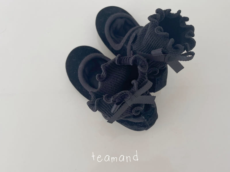 Teamand - Korean Children Fashion - #kidsstore - Two Line Ribbon Socks Set - 7