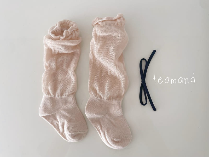 Teamand - Korean Children Fashion - #kidzfashiontrend - Muley Loose Knee Socks - 7