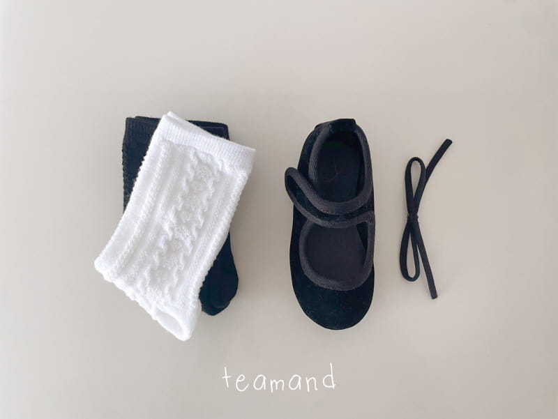 Teamand - Korean Children Fashion - #kidzfashiontrend - Embo Lace Socks Set - 2