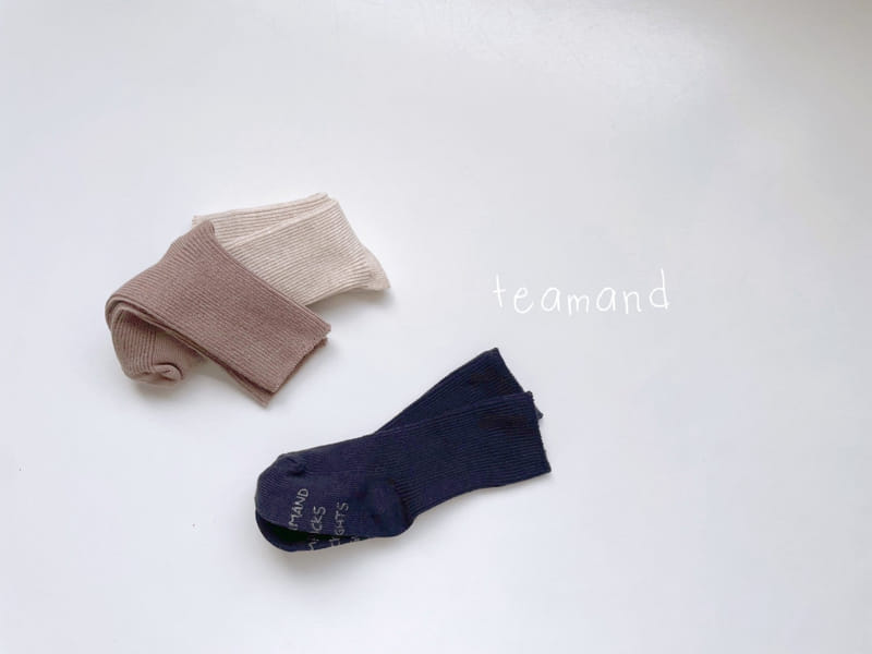 Teamand - Korean Children Fashion - #littlefashionista - Pie Socks Set With Adult - 3