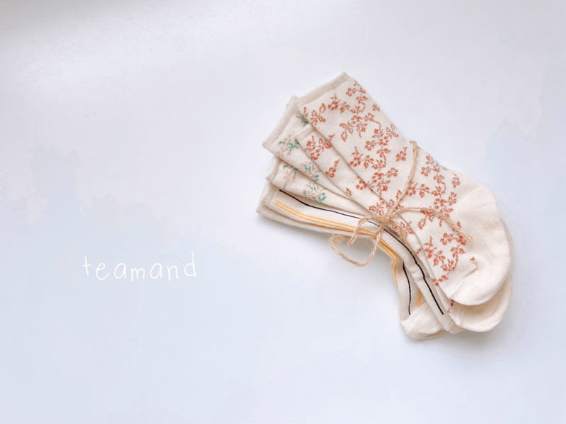 Teamand - Korean Children Fashion - #littlefashionista - Garden Knee Socks Set - 2