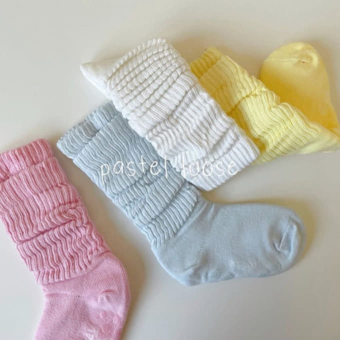 Teamand - Korean Children Fashion - #littlefashionista - Pastel Loose Socks Set