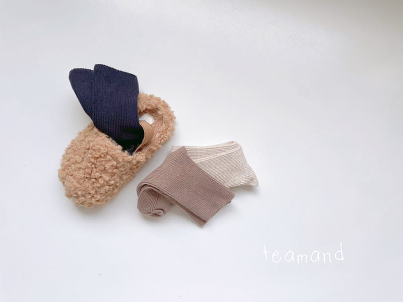 Teamand - Korean Children Fashion - #littlefashionista - Pie Socks Set With Adult - 4