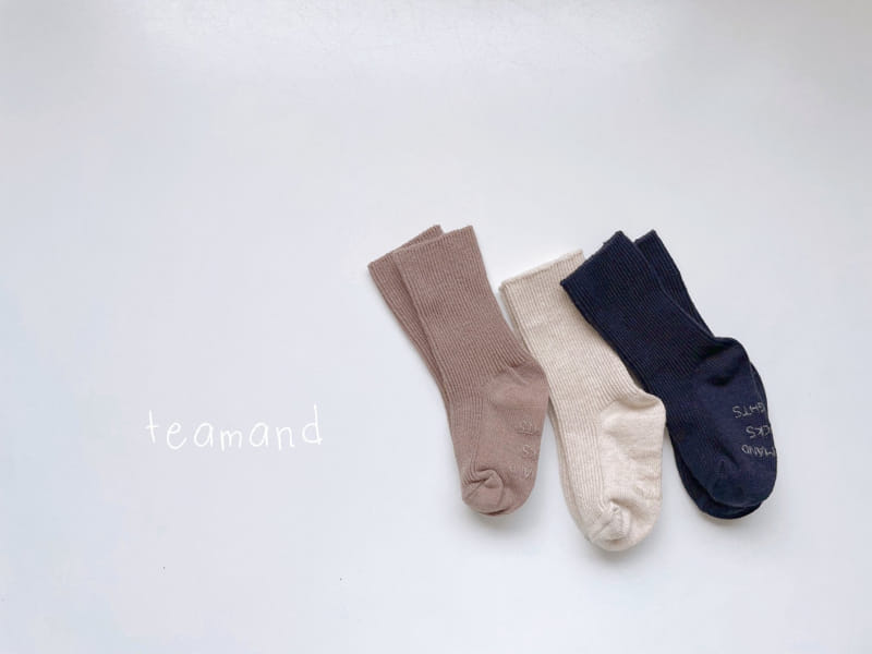 Teamand - Korean Children Fashion - #minifashionista - Pie Socks Set With Adult - 5